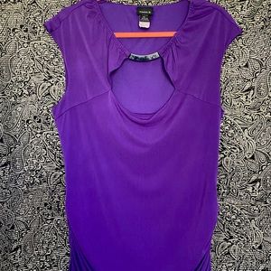 Sexy purple party shirt. Accentuates curves!